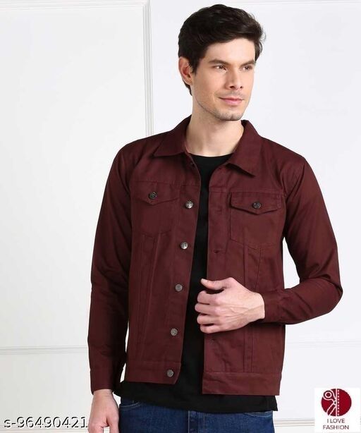 Contextualized products | Green denim jacket, Denim jacket outfit, Maroon  denim jacket